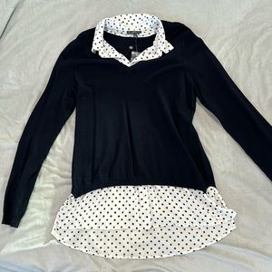 Navy blue dress shirt